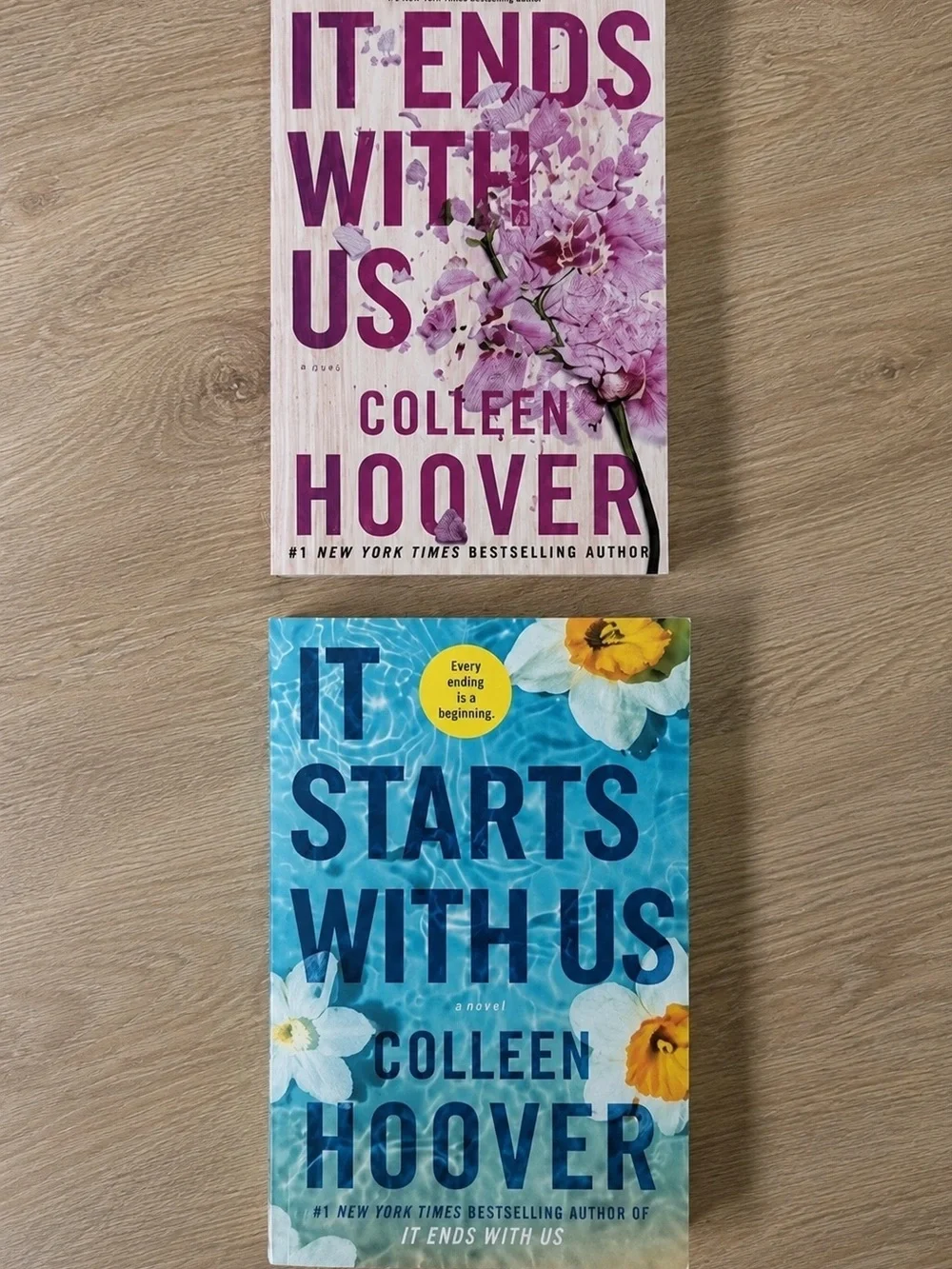 Colleen Hoover It Ends With Us & It Starts With Us Paperback Set of 2